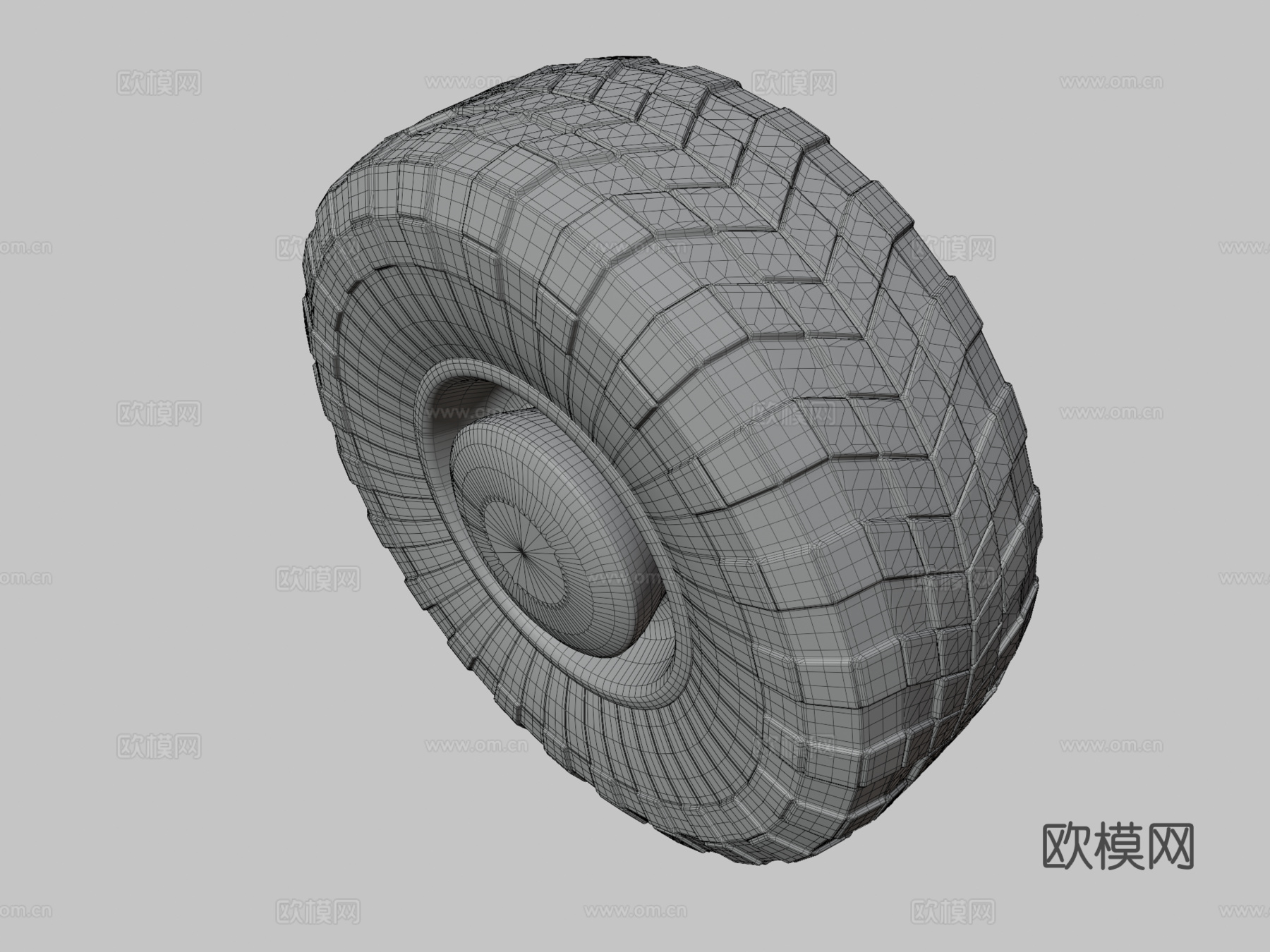 BTR70车轮3d模型下载（渲染图3）