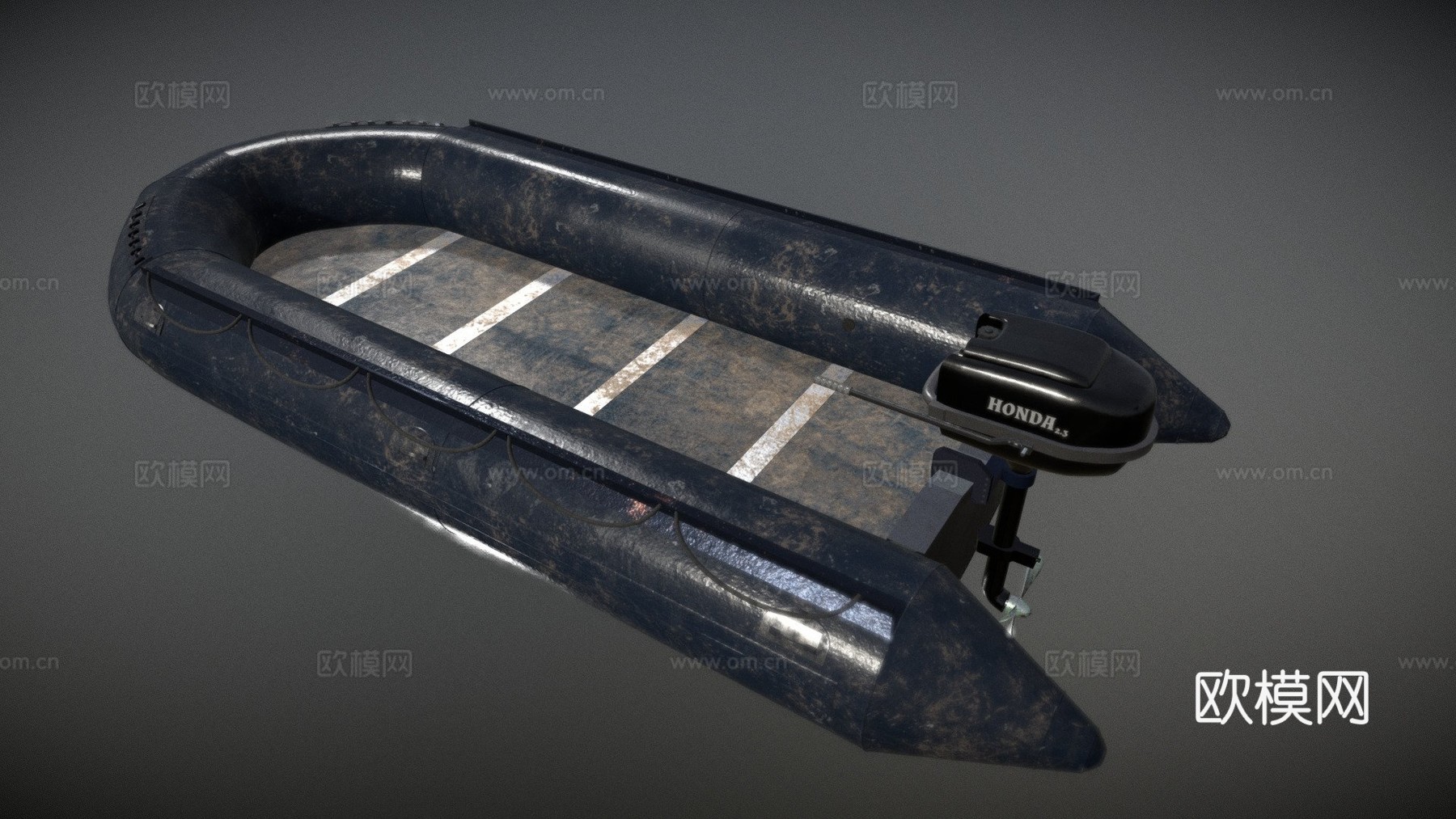 突击艇3d模型下载（渲染图1）