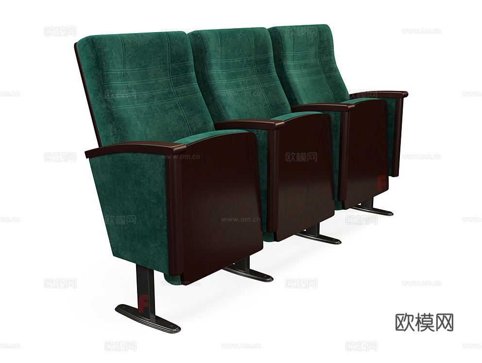 Furnitrade 联排椅 电影椅子3d模型下载（渲染图2）