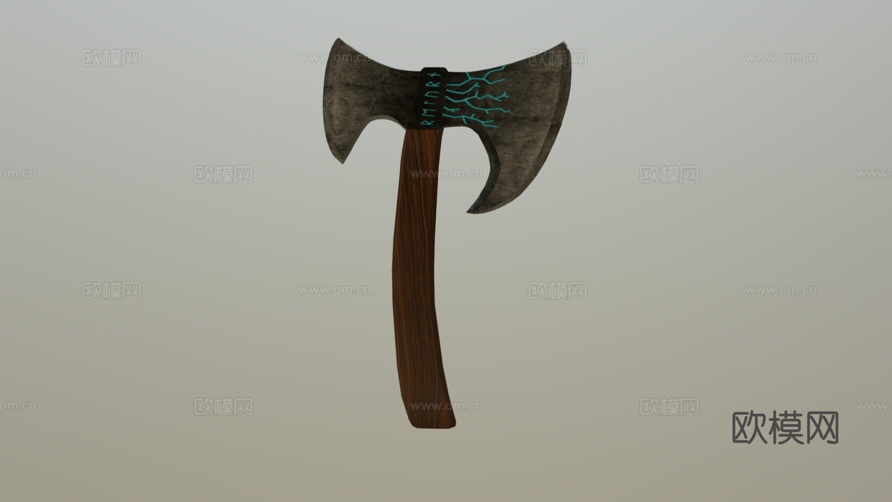 战斧投稿3d模型下载（渲染图1）