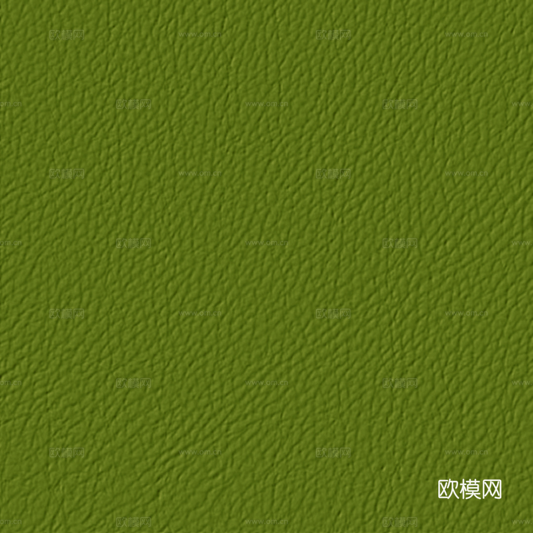 绿色皮革
