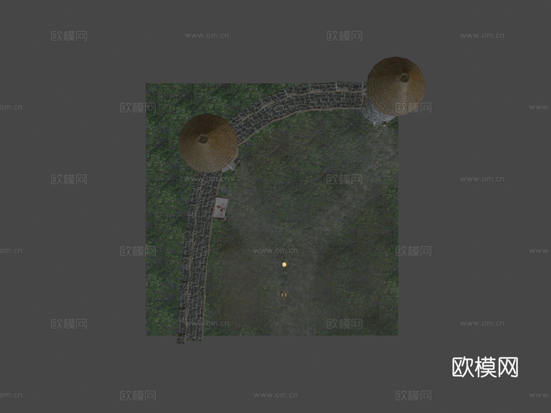 加农炮3d模型下载（渲染图6）