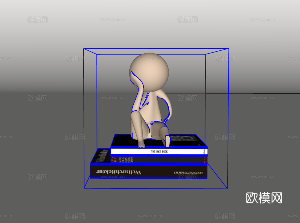 摆件组合su模型