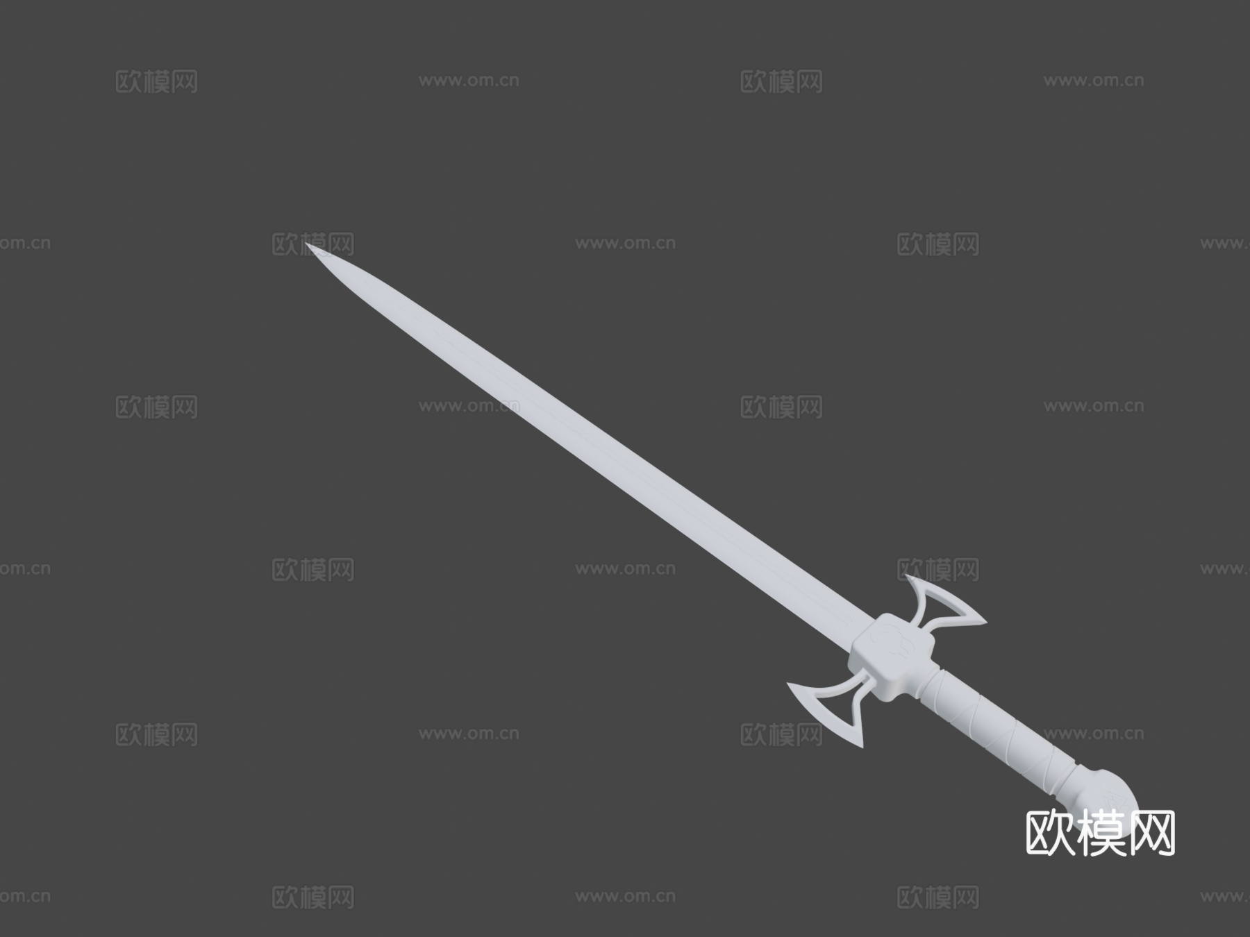 维京剑3d模型下载（渲染图1）