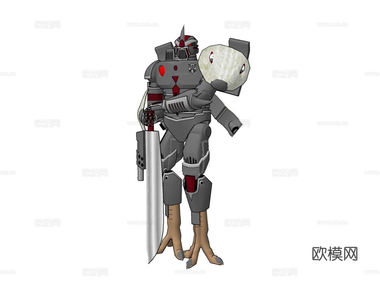 家居饰品灯具器材小品su模型