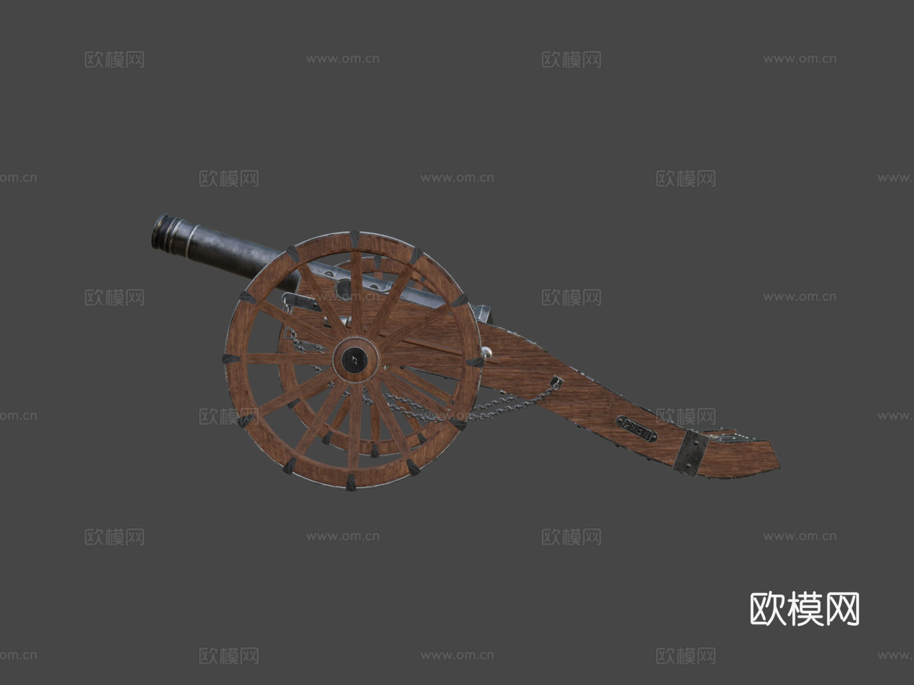 炮CG模型3d模型下载（渲染图5）