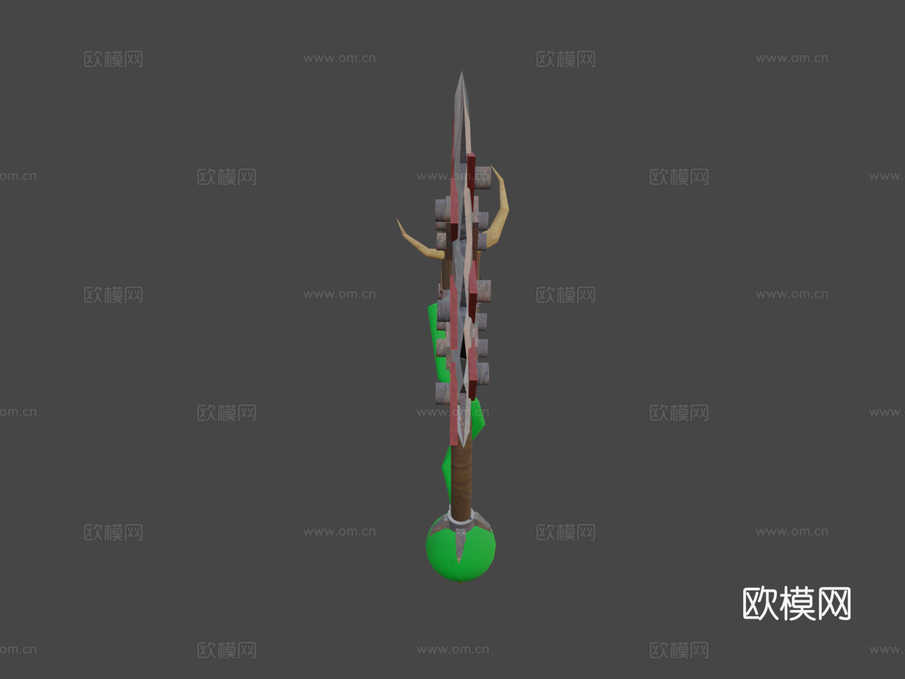 莫克砍刀3d模型下载（渲染图8）