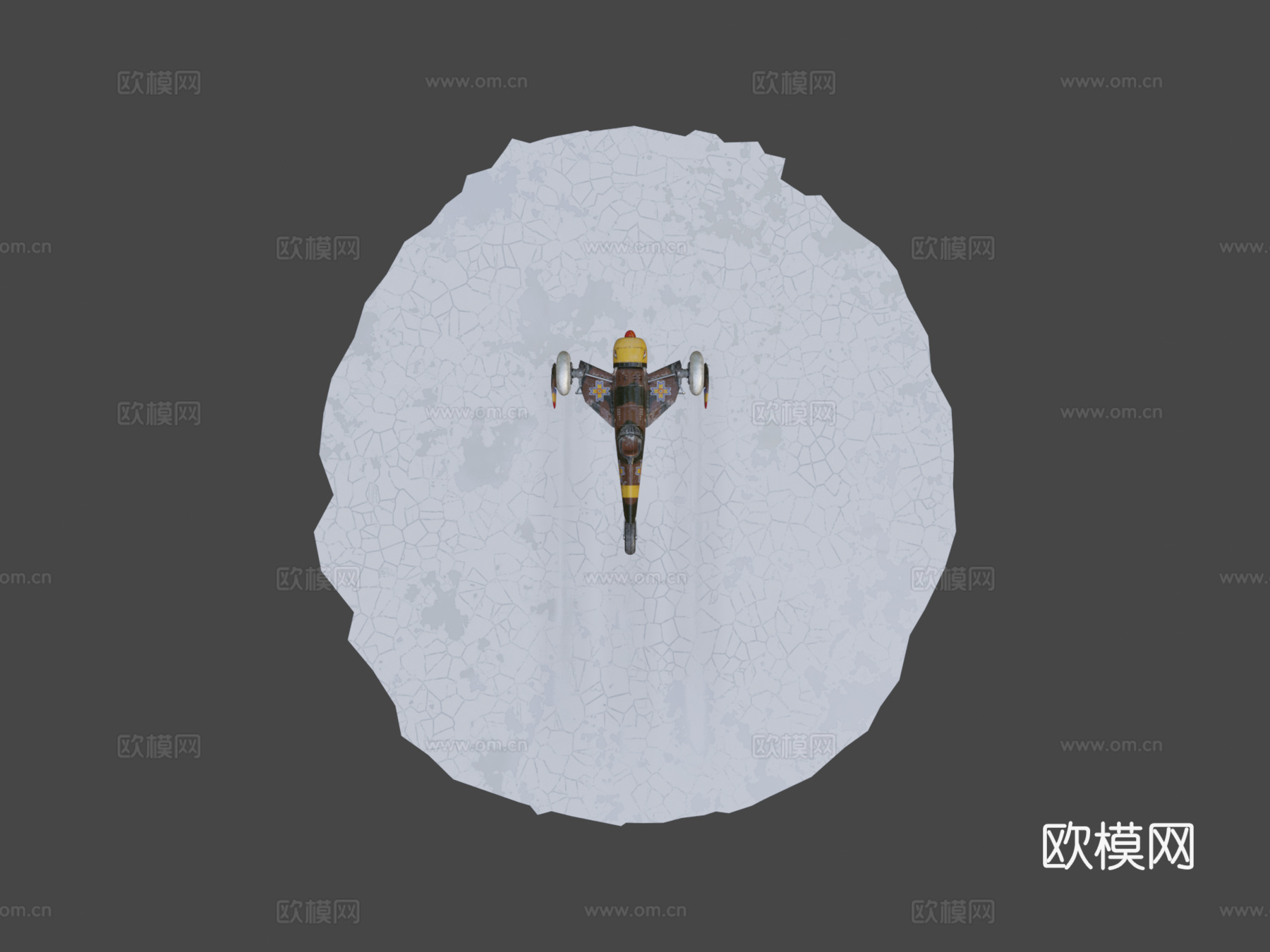 IAR80普拉内罗德罗马尼亚空军版3d模型下载（渲染图8）