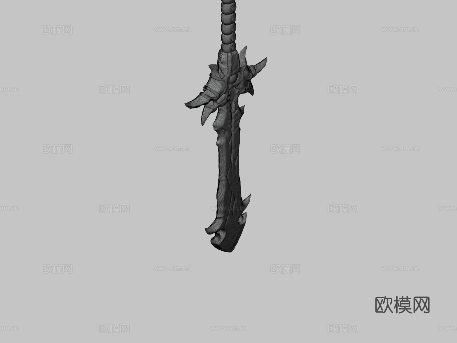 熔岩剑3d模型下载（渲染图3）