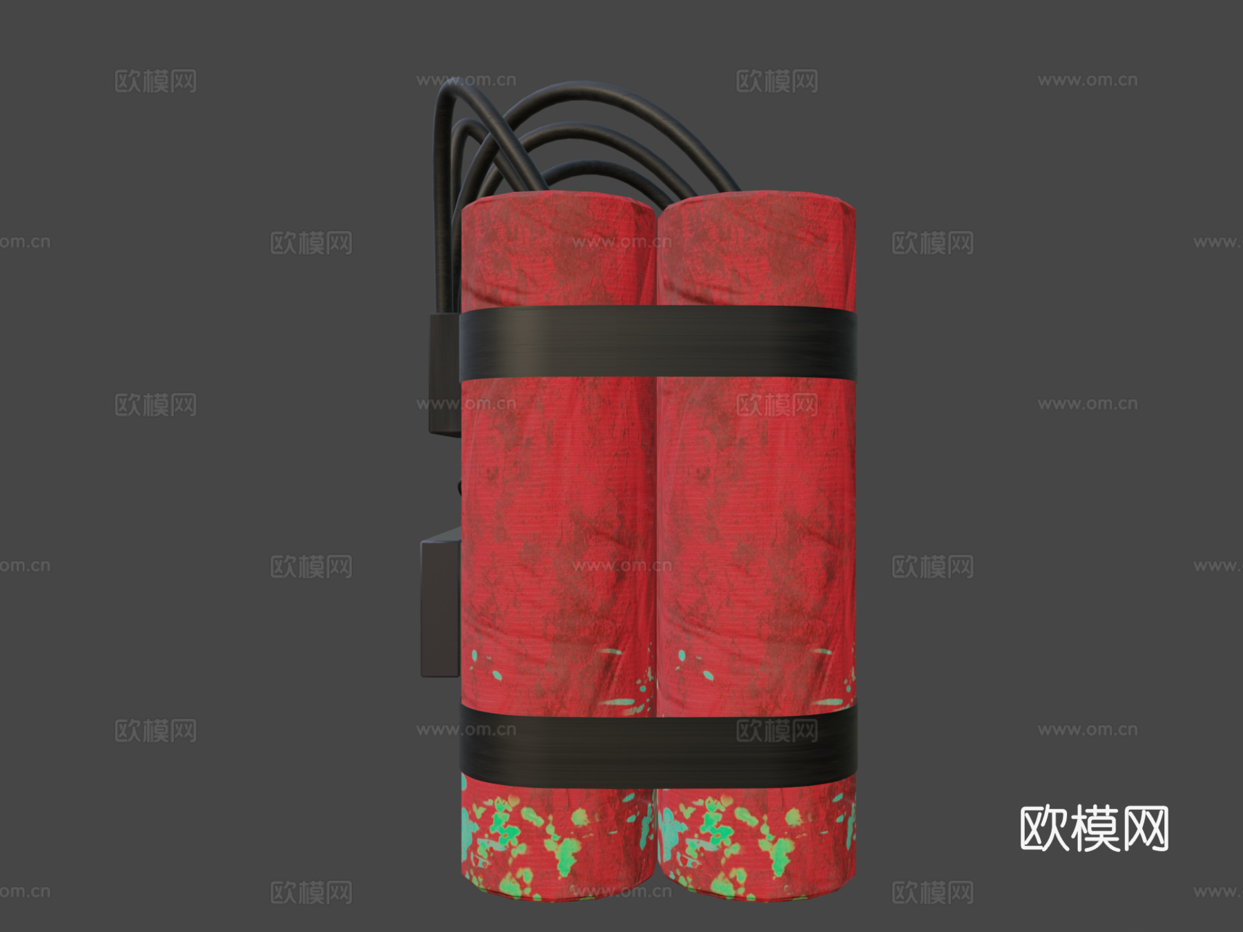炸弹3d模型下载（渲染图7）