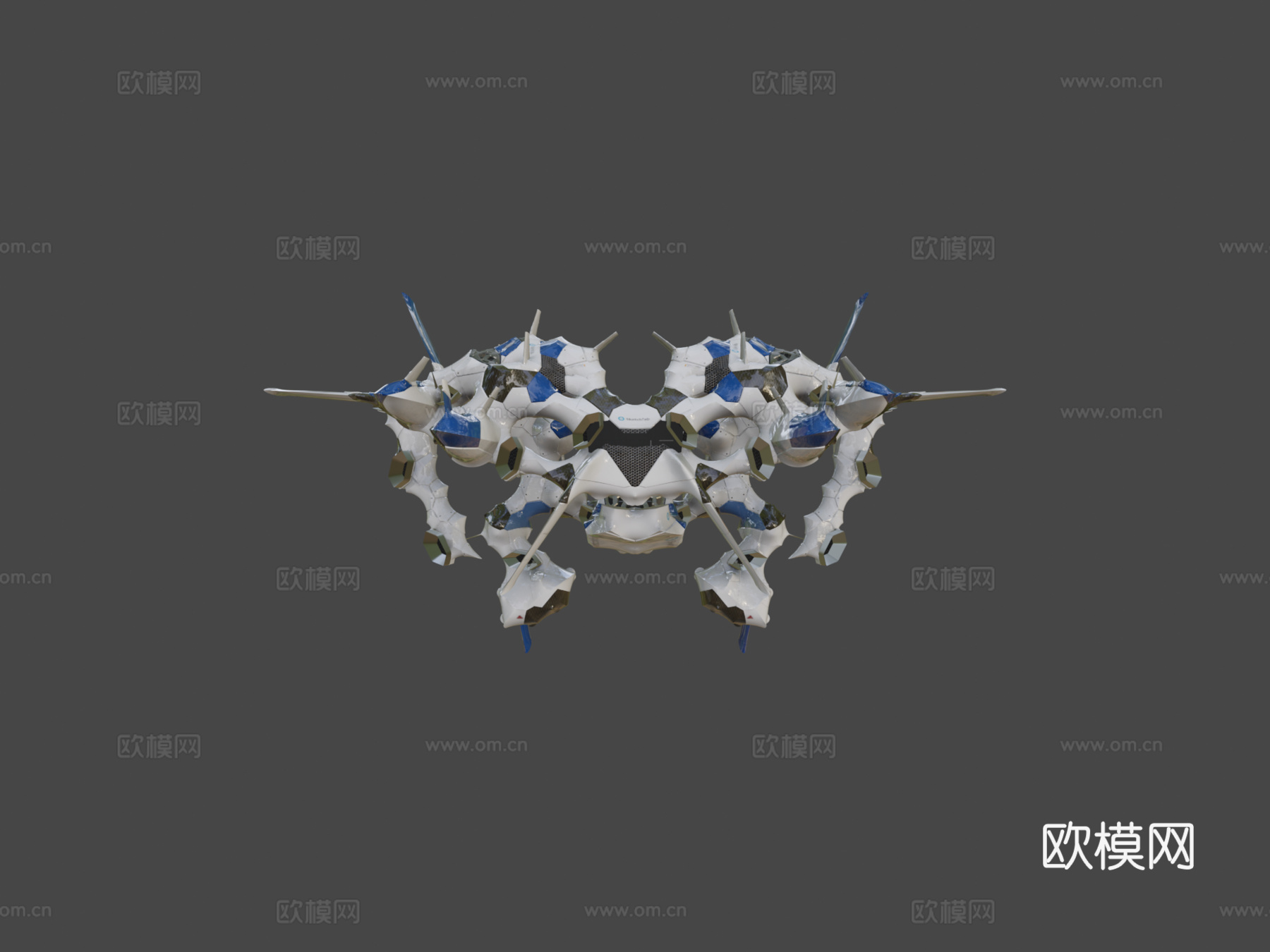 程序化硬表面建模测试9.733d模型下载（渲染图7）