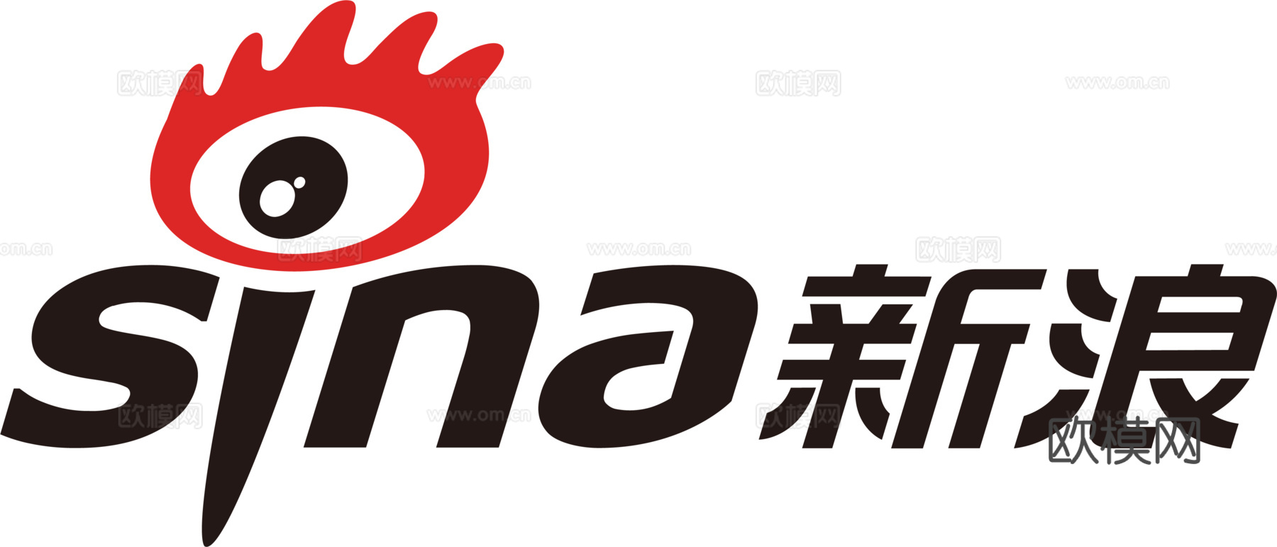 新浪，社交平台logo