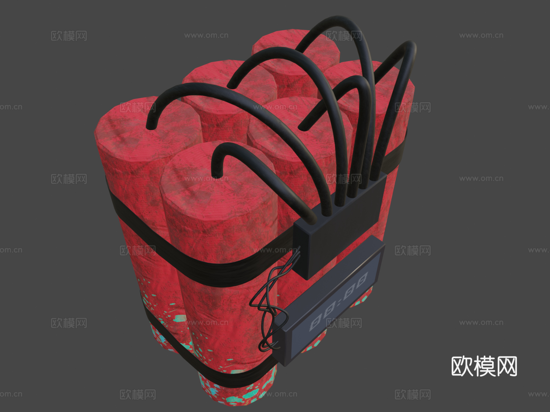 炸弹3d模型下载（渲染图6）