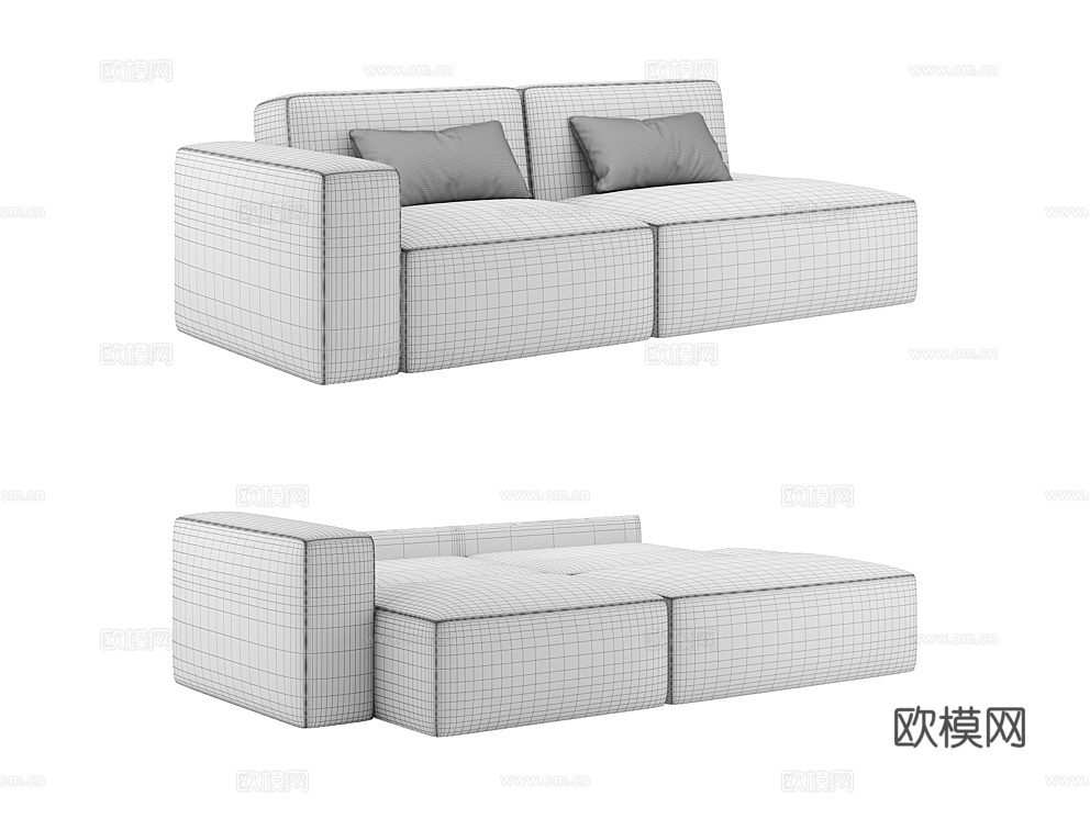 MEBELFORM 双人沙发3d模型下载（渲染图5）