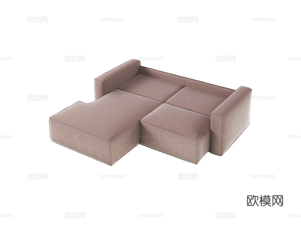 MEBELFORM 双人沙发 沙发床3d模型下载（渲染图2）