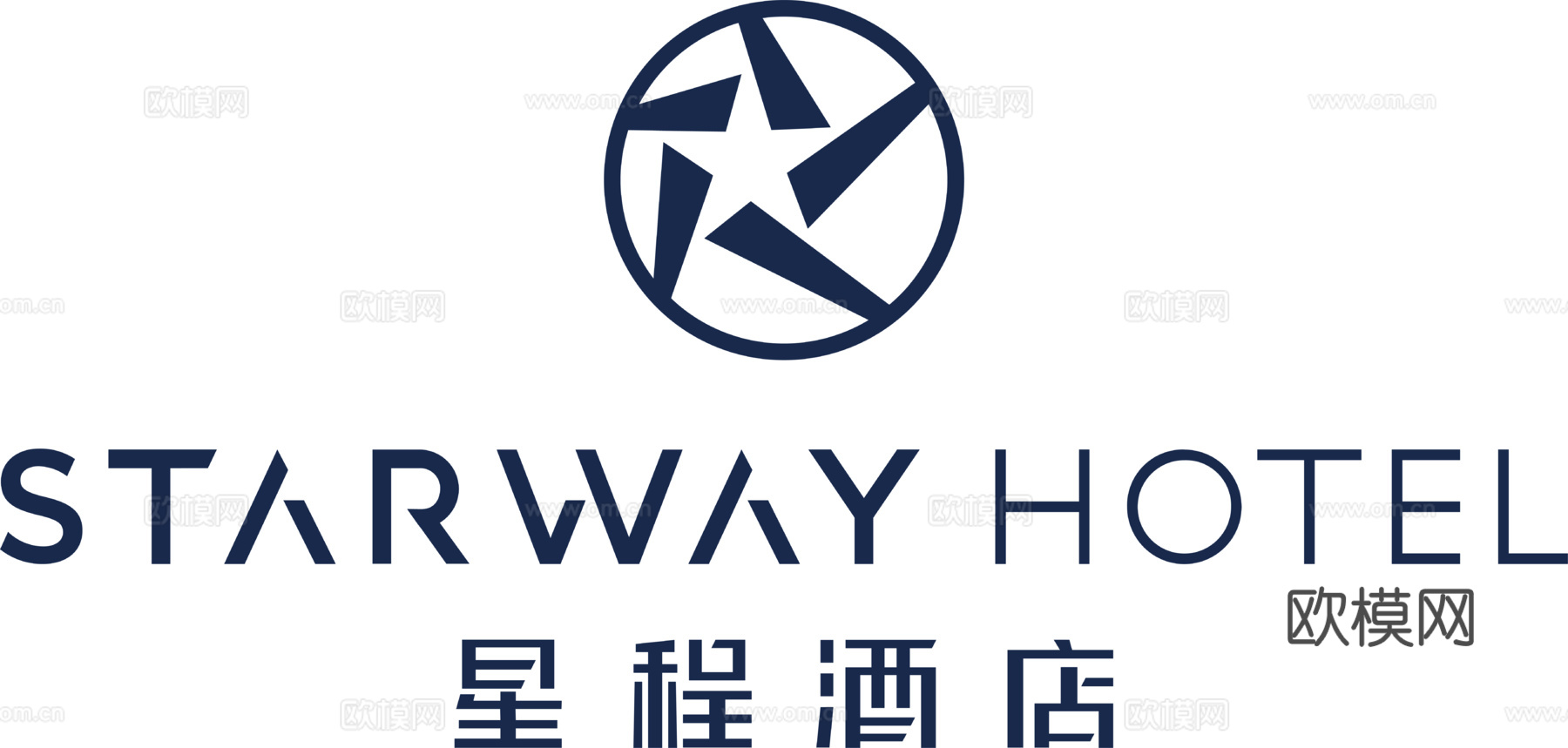 星程酒店，酒店旅馆logo