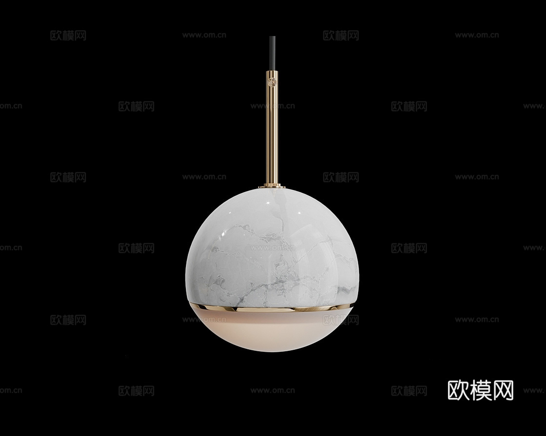 Cloyd 小吊灯3d模型下载（渲染图2）