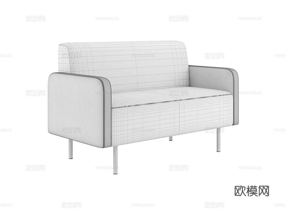 MEBELFORM 双人沙发3d模型下载（渲染图4）