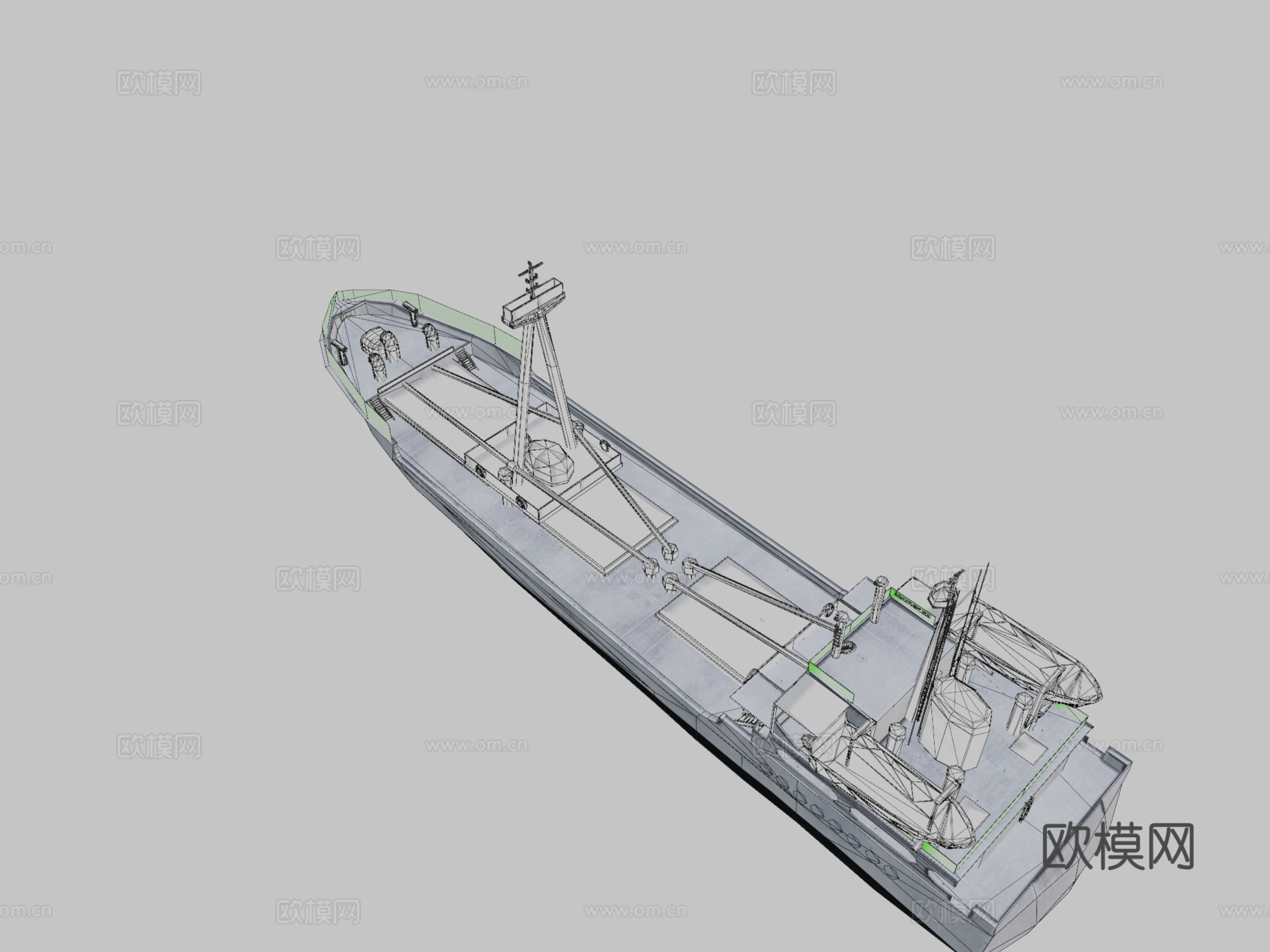 WAIGEO船3d模型下载（渲染图2）