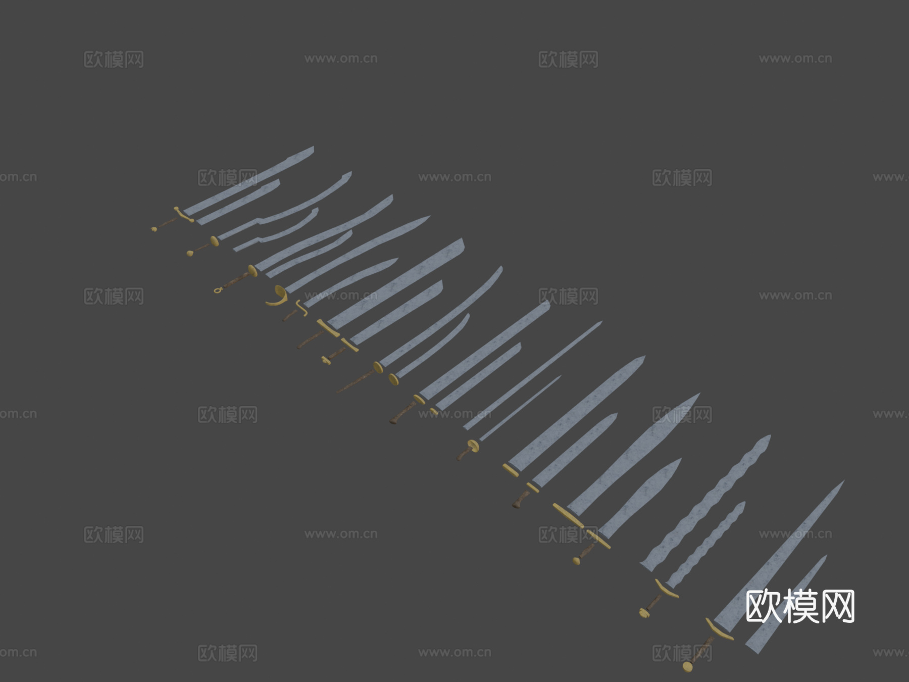 模块化剑3d模型下载（渲染图8）