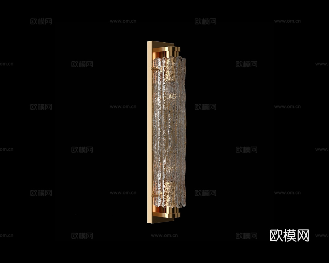 Cloyd 轻奢壁灯3d模型下载（渲染图1）