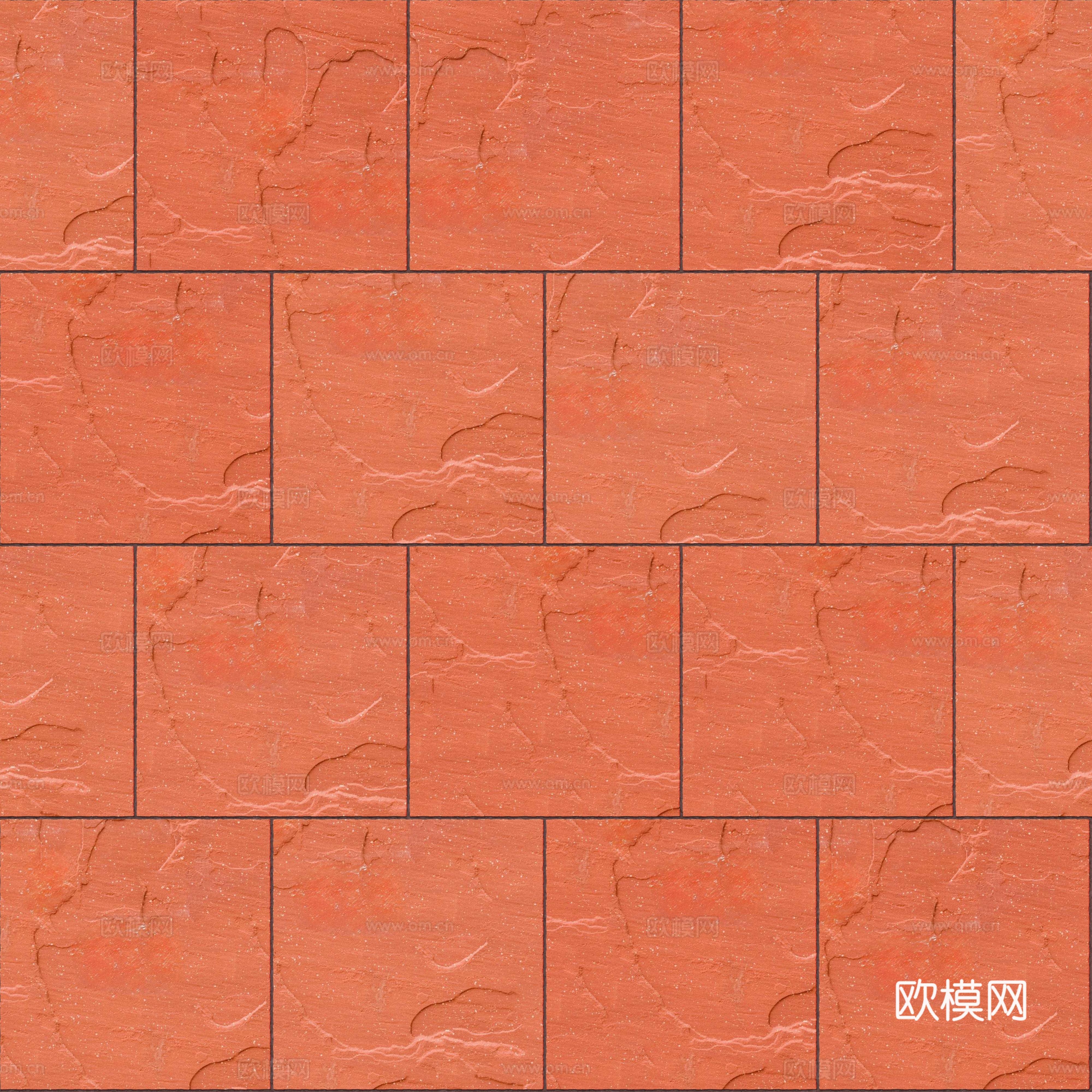 暗红色红色砂岩-方形错缝-横向7