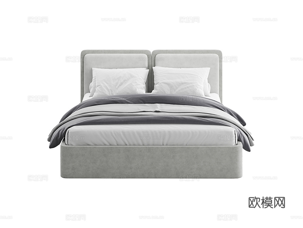 MEBELFORM 意式双人床3d模型下载（渲染图2）