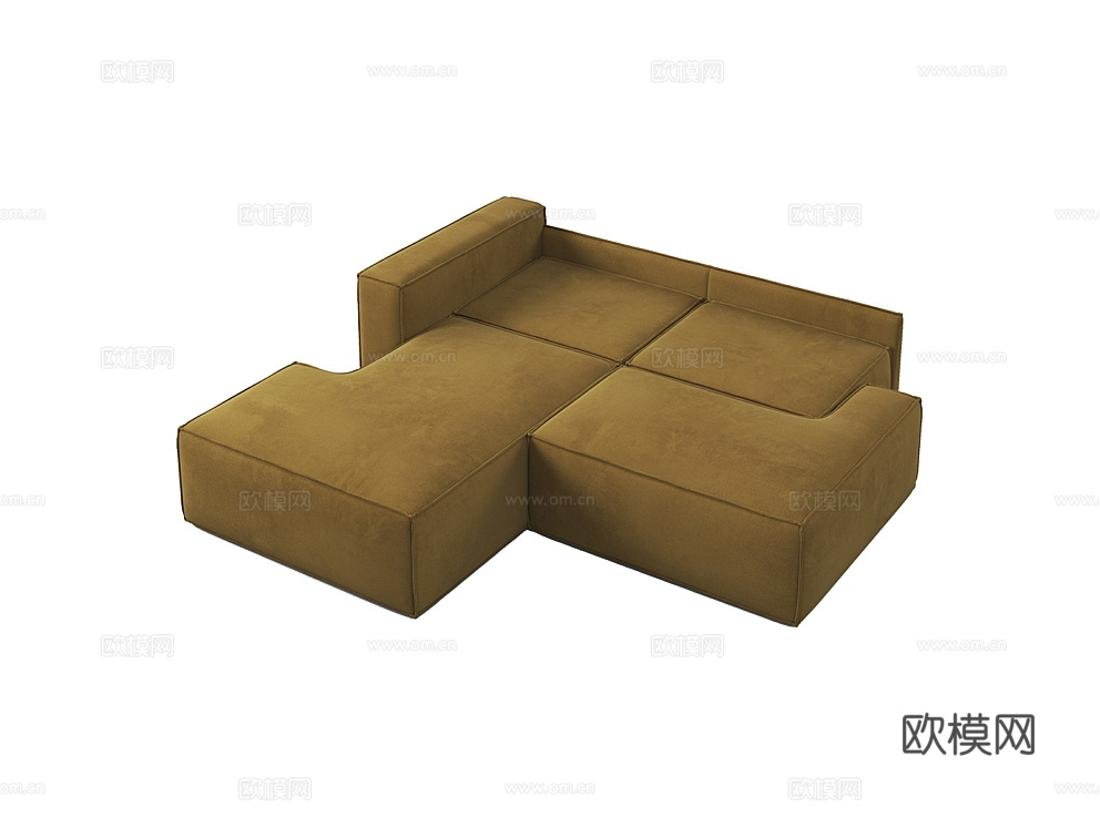 MEBELFORM 二人沙发 沙发床3d模型下载（渲染图2）