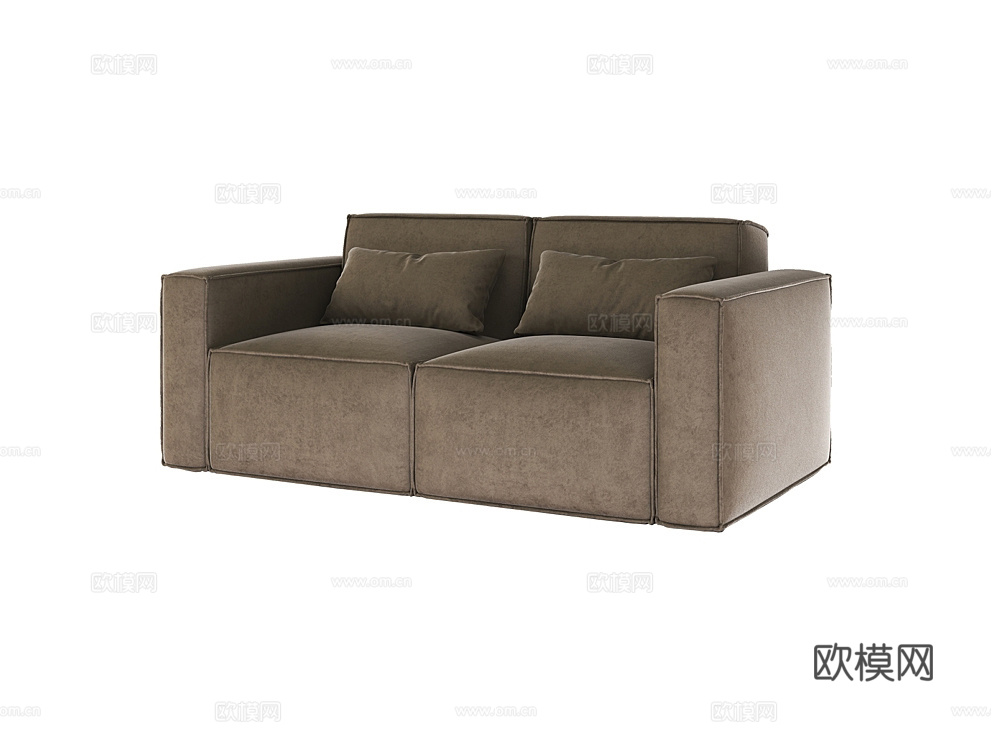 MEBELFORM 双人沙发3d模型下载（渲染图1）