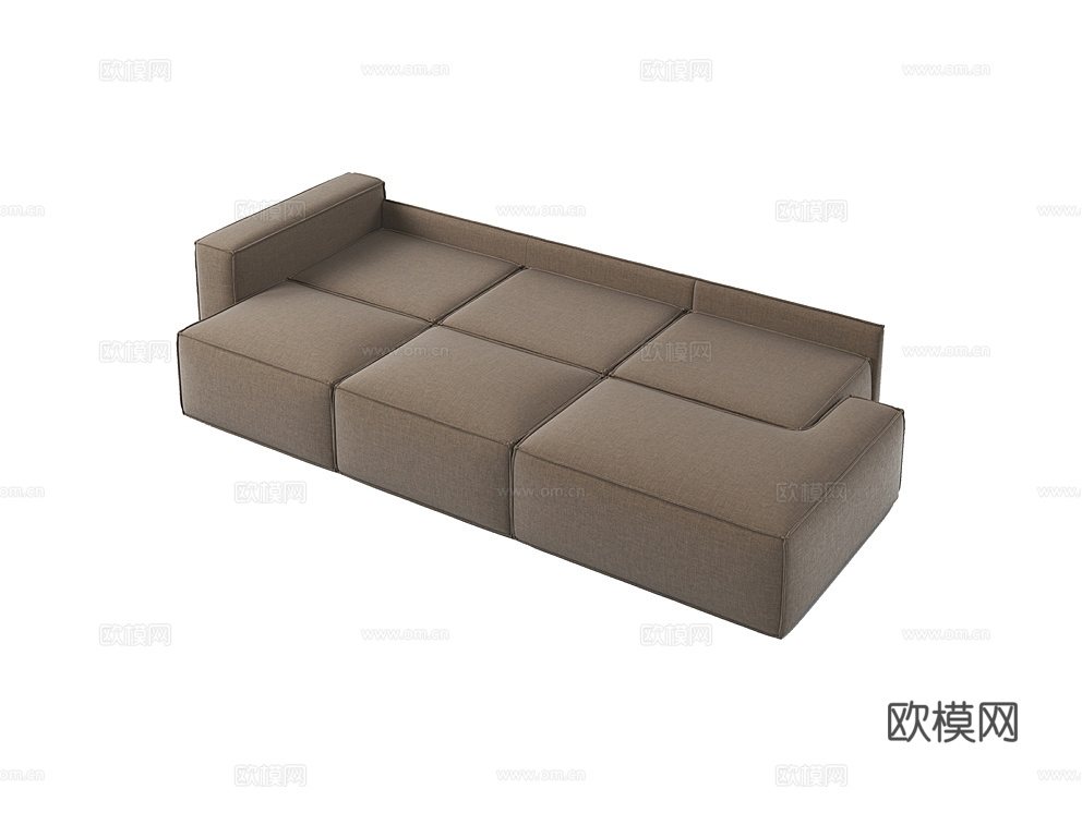 MEBELFORM 三人沙发 沙发床3d模型下载（渲染图4）