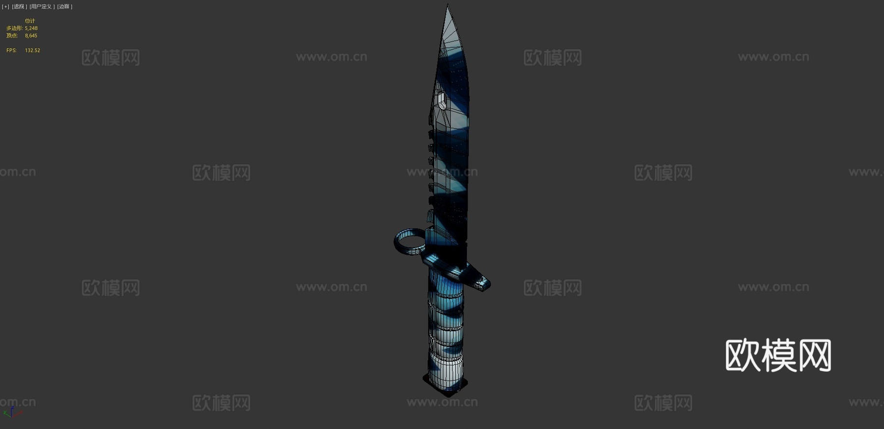 质子刺刀3d模型下载（渲染图4）