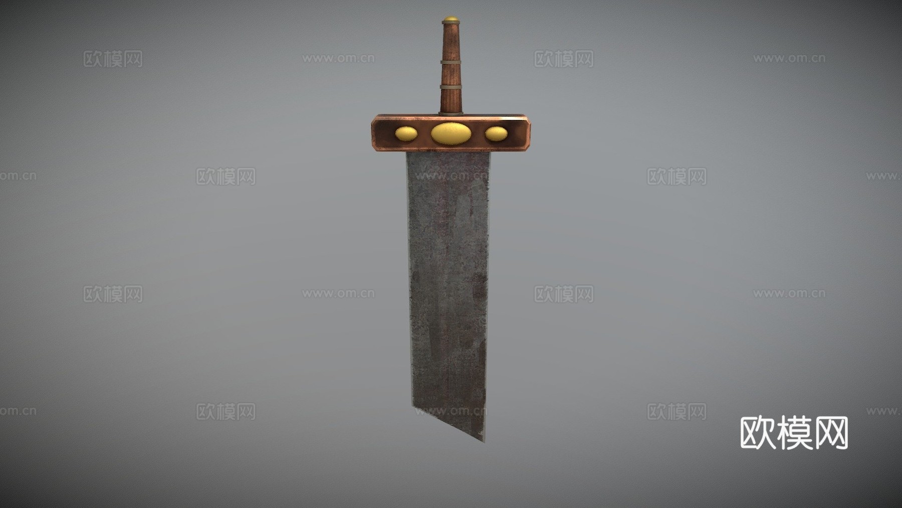 短剑3d模型下载（渲染图1）