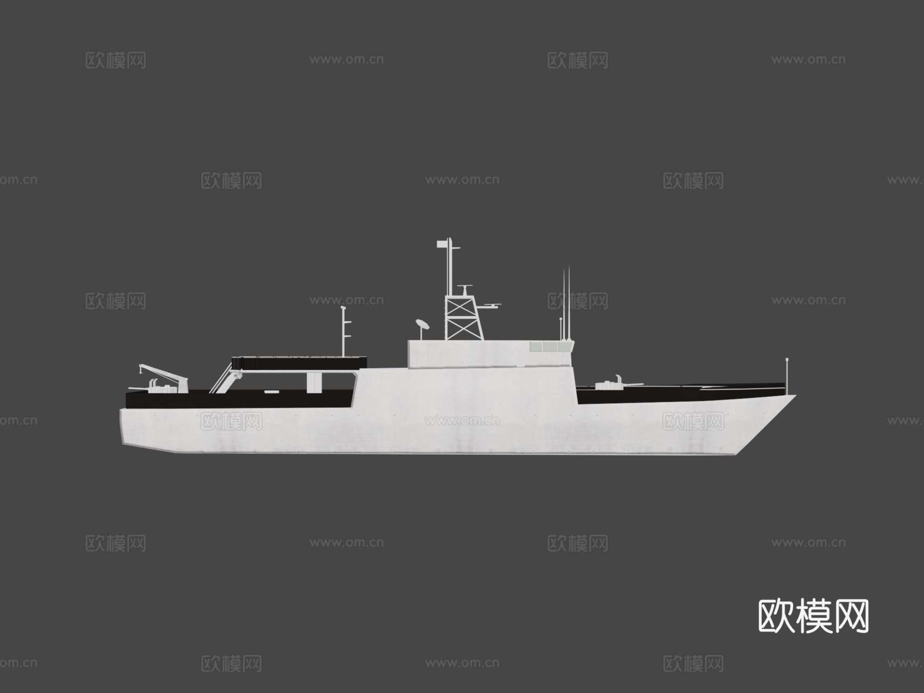 KERAPU船3d模型下载（渲染图8）
