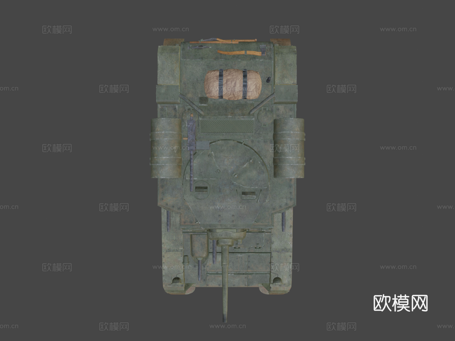 M3A1轻型坦克死亡地狱与毁灭3d模型下载（渲染图7）