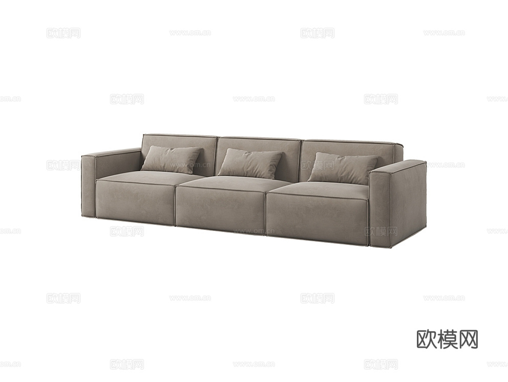 MEBELFORM 三人沙发 沙发床3d模型下载（渲染图1）