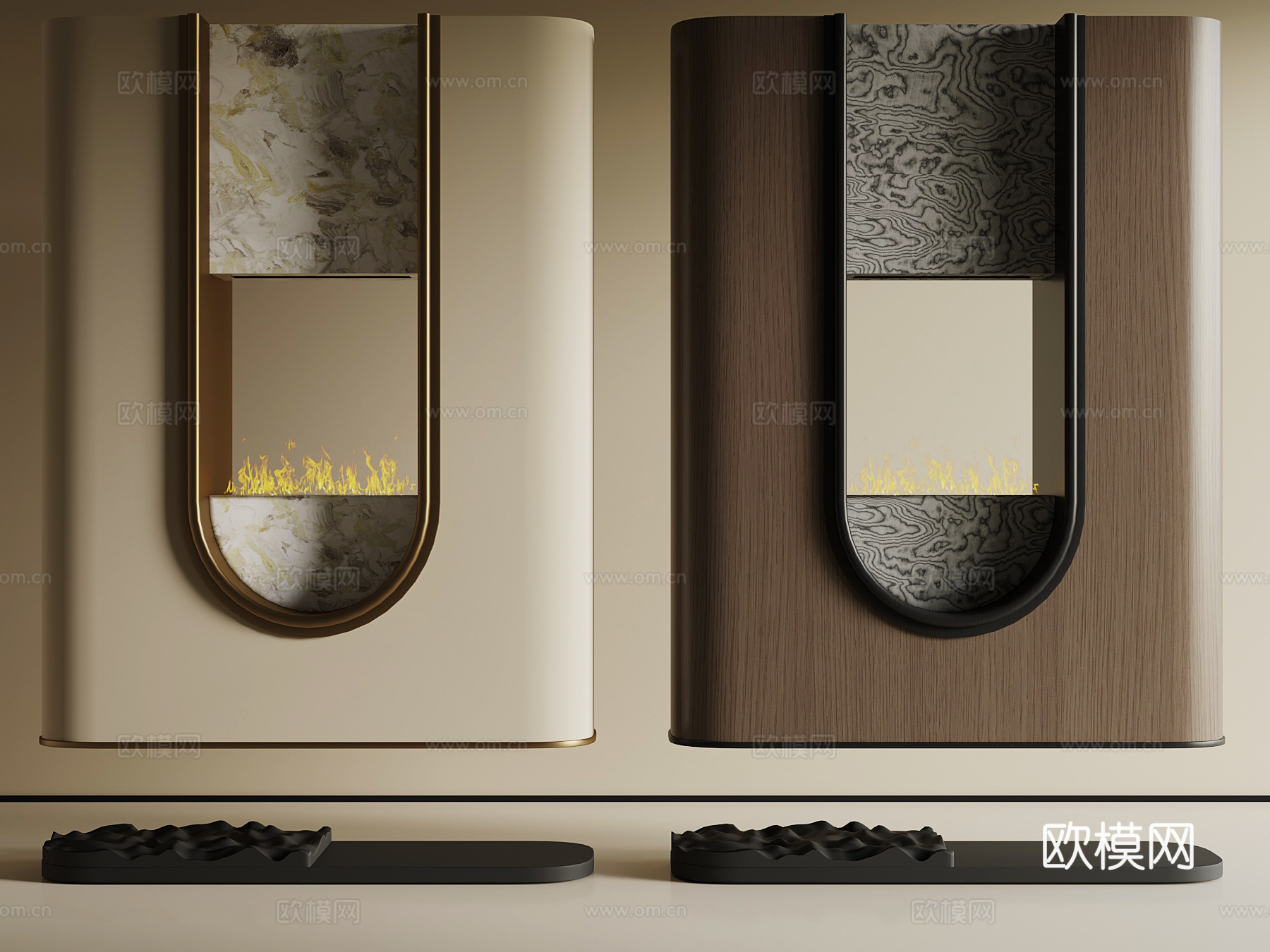 现代玄关su模型