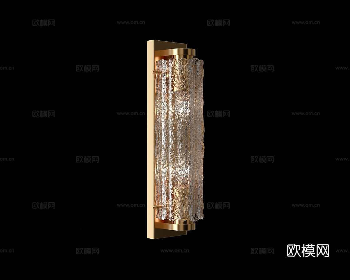 Cloyd 轻奢壁灯3d模型下载（渲染图1）