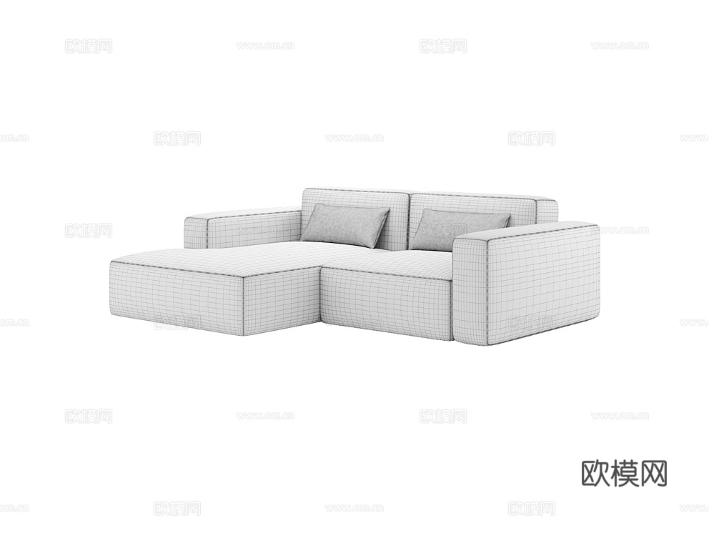 MEBELFORM 双人沙发3d模型下载（渲染图4）