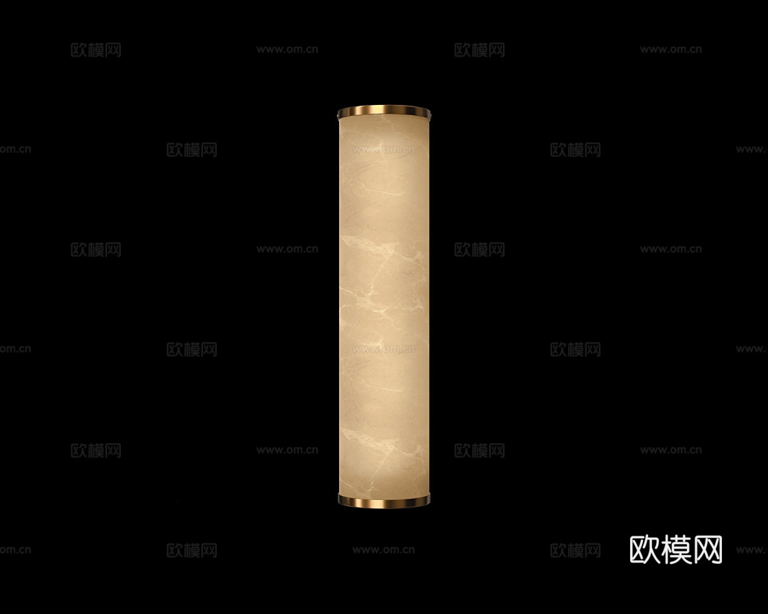 Cloyd 轻奢壁灯3d模型下载（渲染图2）