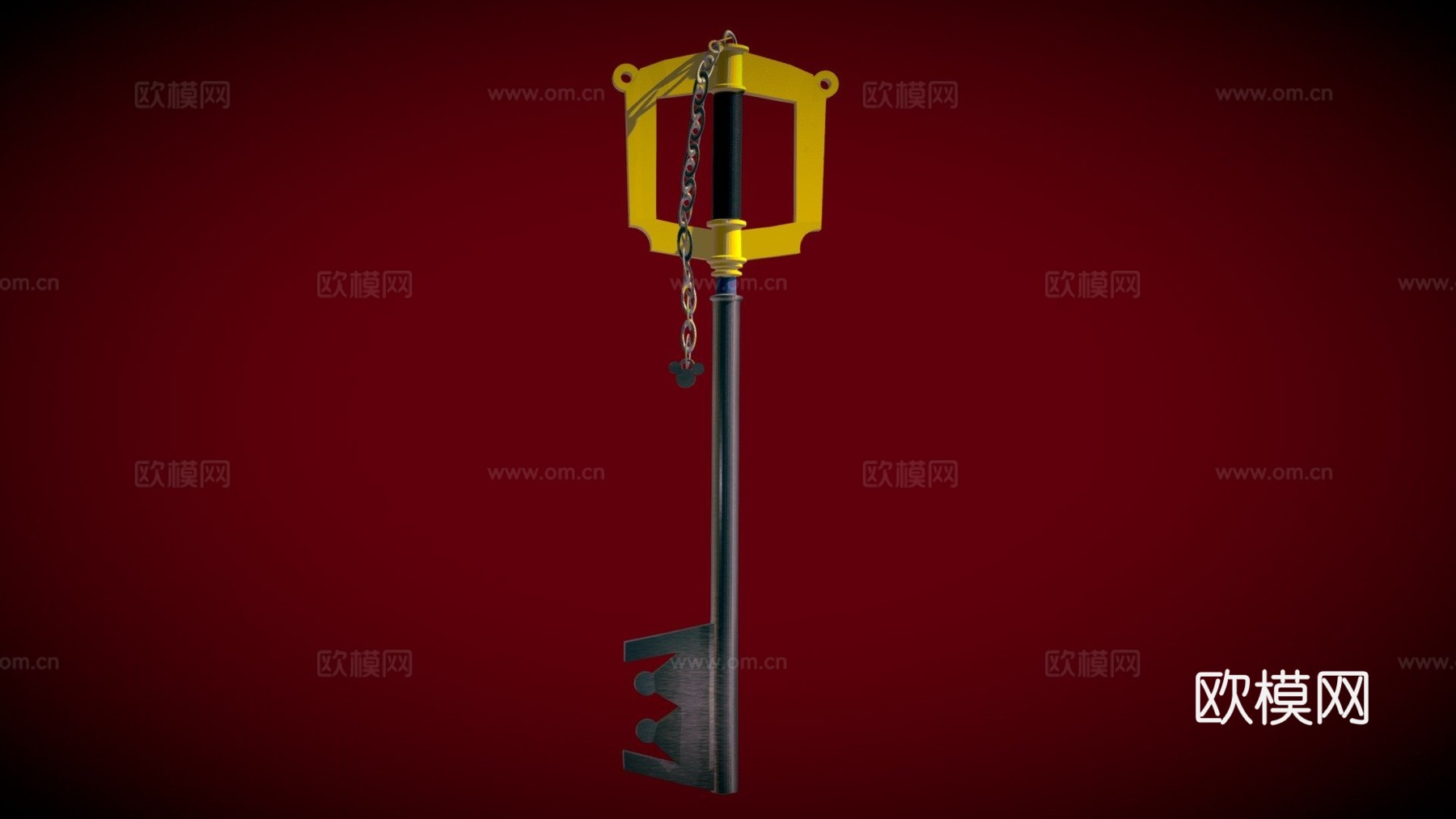 钥匙刃3d模型下载（渲染图1）