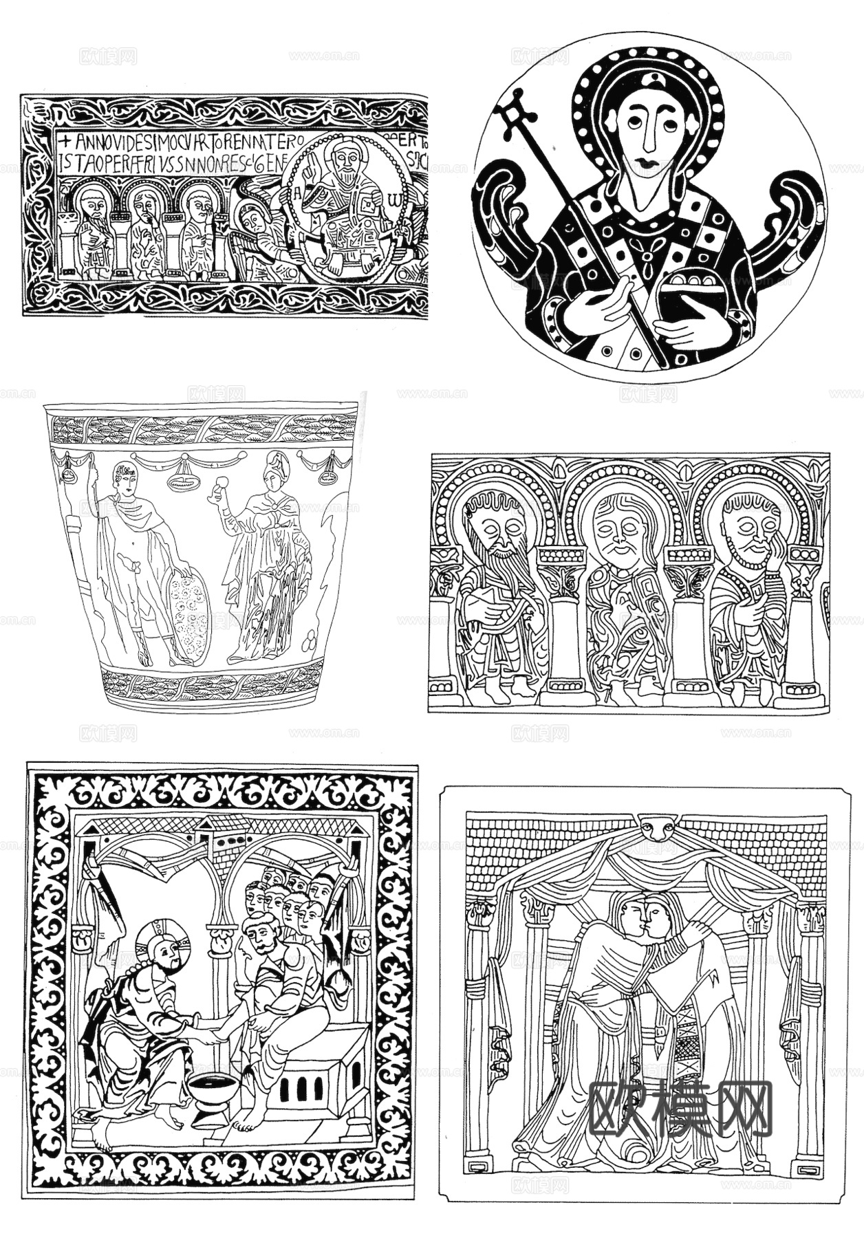 黑白遮罩通道黑白凹凸高光遮罩线条花纹纹理水泥做旧脏旧墙面下载