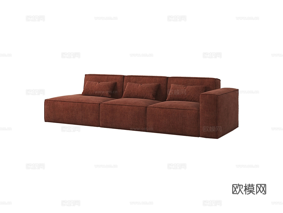 MEBELFORM 三人沙发 沙发床3d模型下载（渲染图1）