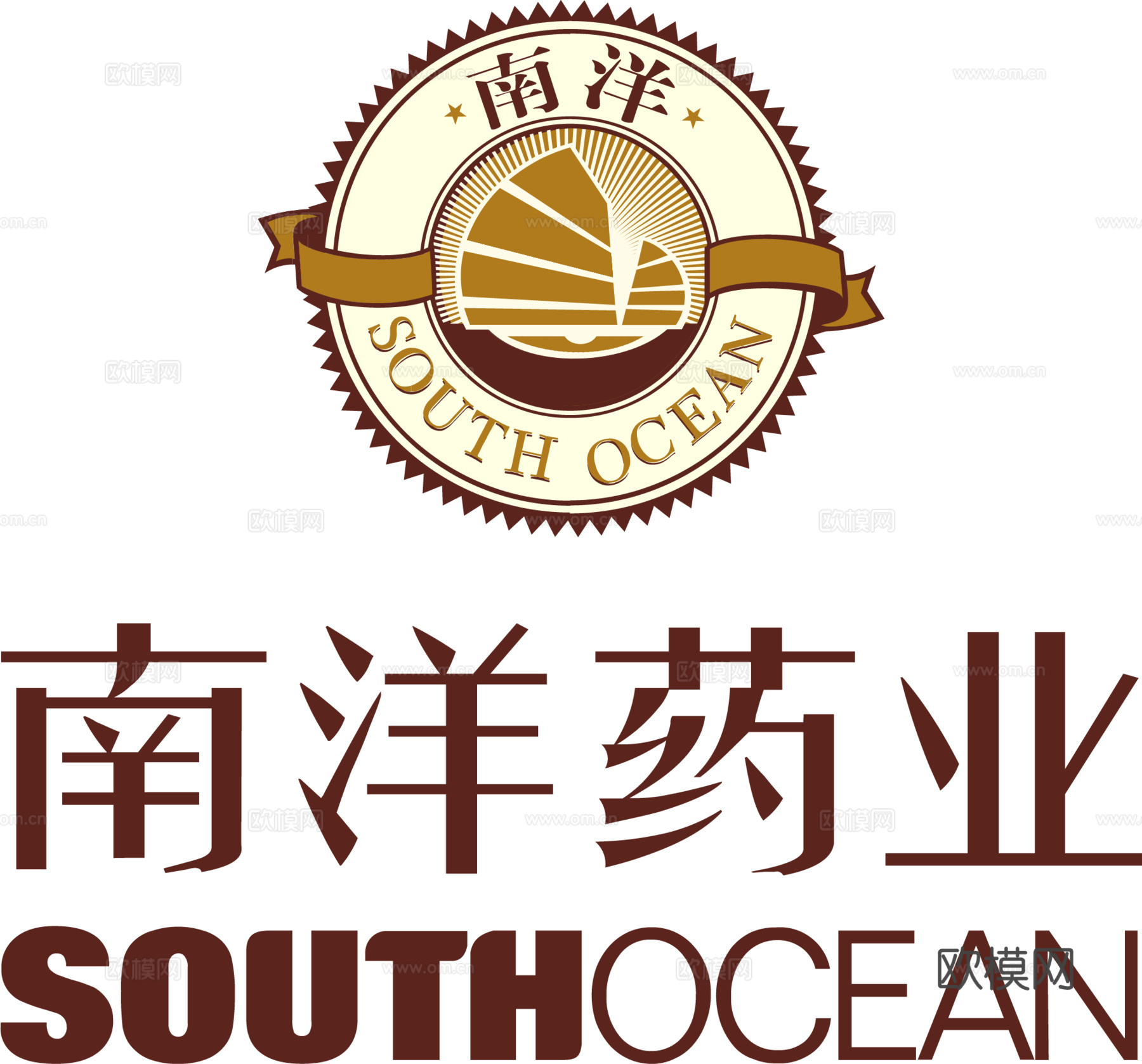 南洋药业，制药药业logo