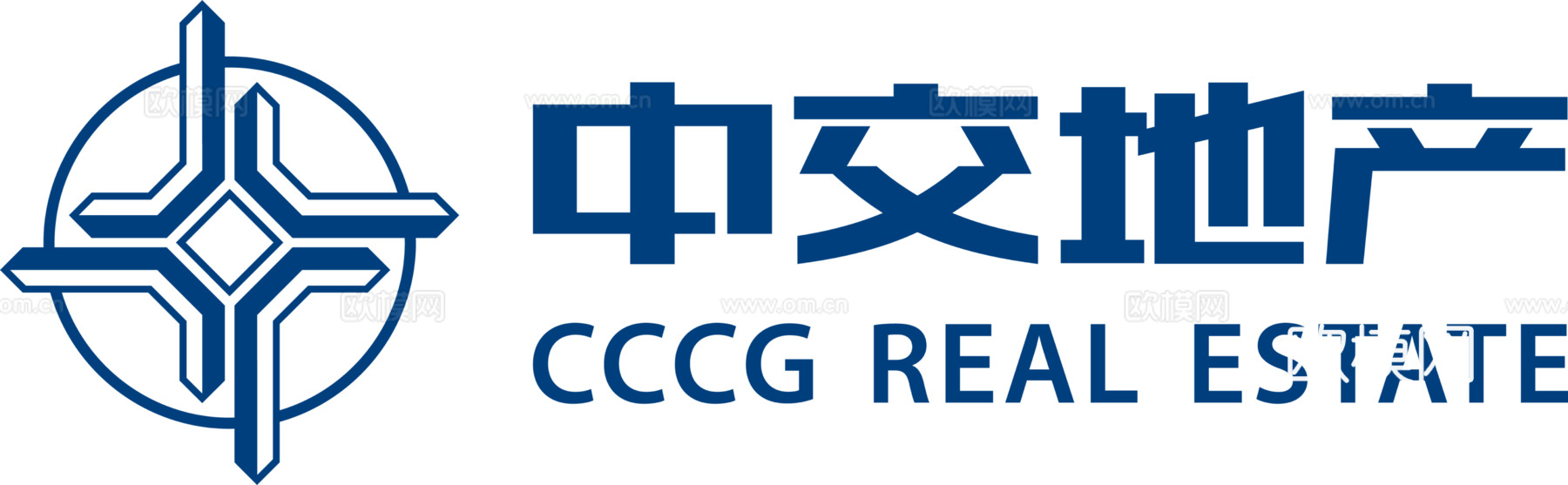 中交地产，房地产商logo