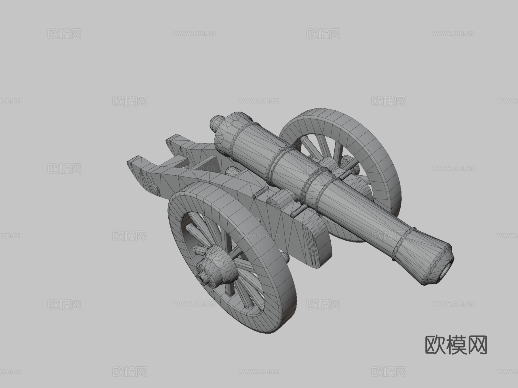 炮CG模型3d模型下载（渲染图3）