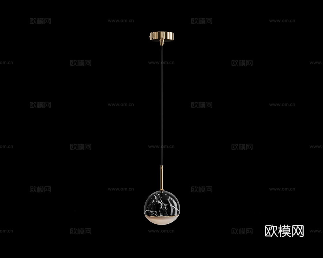 Cloyd 小吊灯3d模型下载（渲染图4）