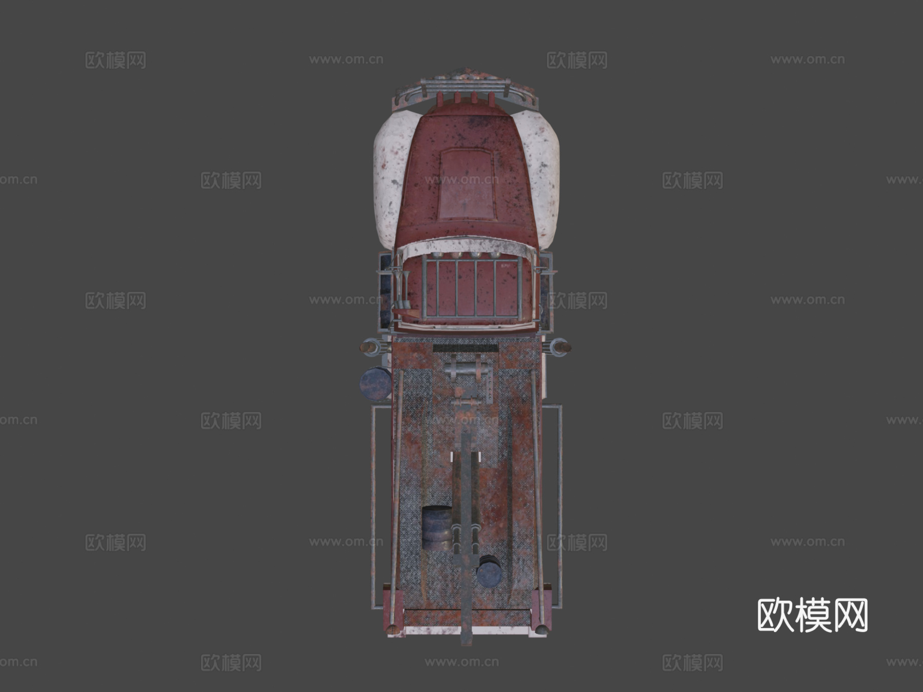 拖车3d模型下载（渲染图8）