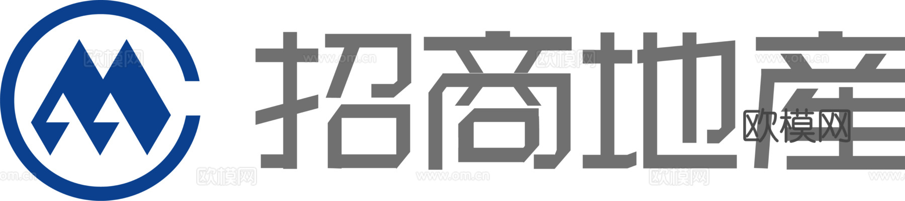招商地产，房地产商logo