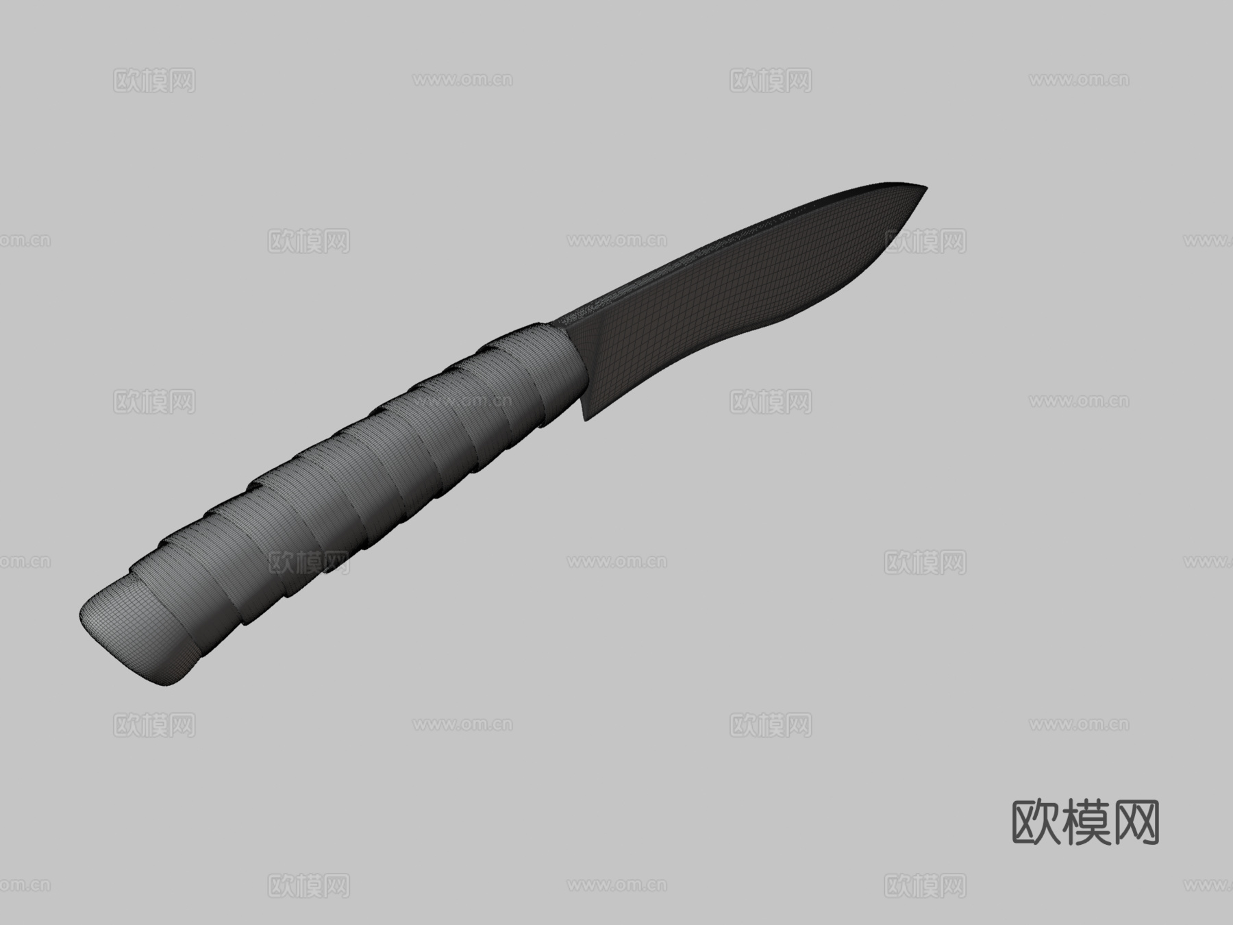 猎刀3d模型下载（渲染图3）