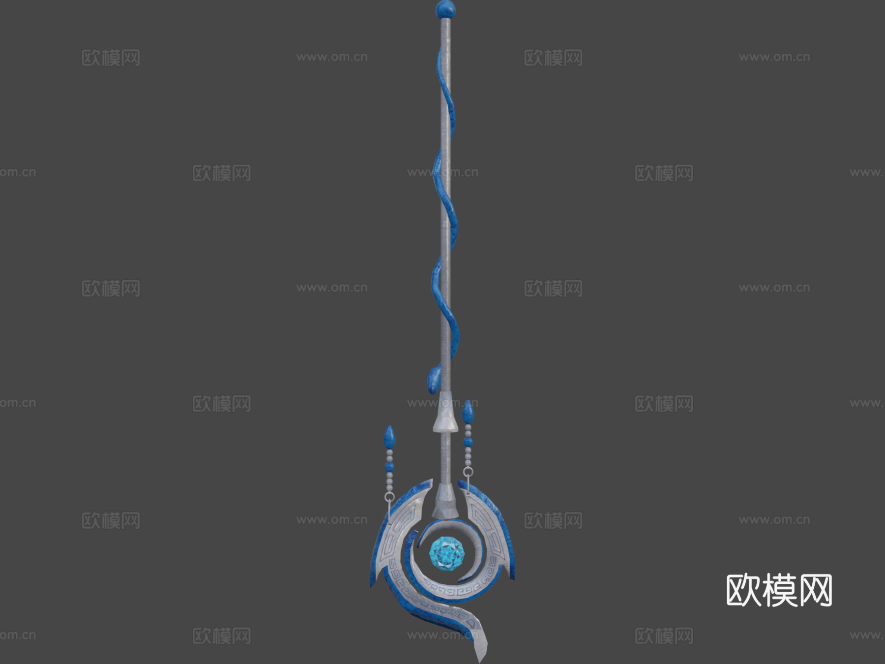 魔法师之杖3d模型下载（渲染图6）